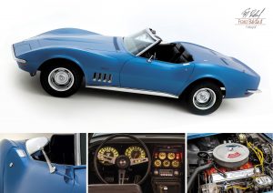 S13 Corvette blau Details